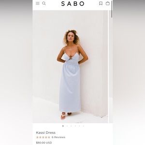 Sabo Skirt - Kassi Dress - New with tags - size medium